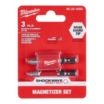 Milwaukee Tool SHOCKWAVE Impact Duty Magnetic Attachment & PH2 Bit Set (3-Piece)