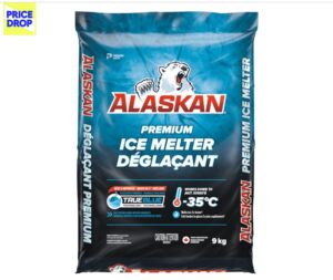 Alaskan Premium Ice Melter 9-kg – NaCl (Calcium Chloride Included) Alaskan Premium Ice Melter 9-kg – NaCl (Calcium Chloride Included)