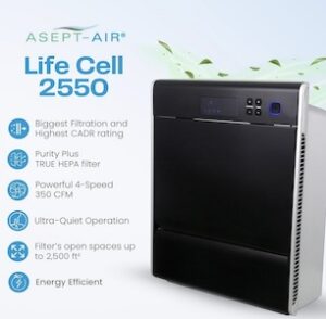 Asept-Air LIFE CELL 2550 5-Stage Ultimate HEPA & CARBON Air Purifier Asept-Air LIFE CELL 2550 5-Stage Ultimate HEPA & CARBON Air Purifier