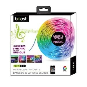 Boost 80 RGB LED Light Strip w / Music Sync