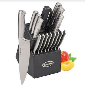 Cuisinart Stainless Steel 21-Piece Knife Block Set (SSC-21CC)