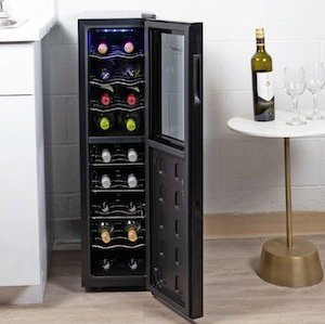 Koolatron 18-Bottle Dual Zone Wine Cooler