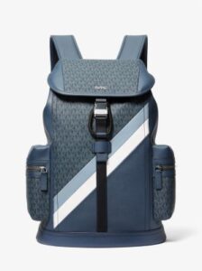 Michael Kors – Rivington Logo Stripe Backpack Michael Kors – Rivington Logo Stripe Backpack