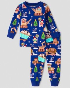 Unisex Baby And Toddler Gingerbread Construction Snug Fit Cotton Pajamas Unisex Baby And Toddler Gingerbread Construction Snug Fit Cotton Pajamas