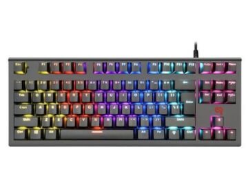 RGB Backlit Mechanical Gaming Keyboard – 87 Keys, 9 Lighting Modes