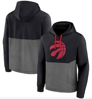 Men’s Fanatics Black Toronto Raptors Winter Camp Pullover Hoodie