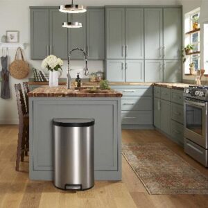 Kohler stainless steel trash can – 45L Kohler stainless steel trash can – 45L