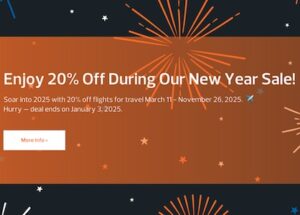 Air North – 20% off all flights – Ends Jan 03, 2025 Air North – 20% off all flights – Ends Jan 03, 2025