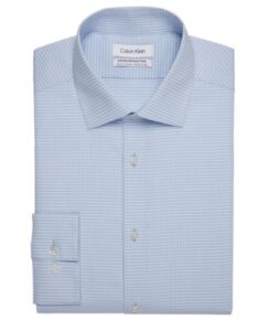 Calvin Klein Infinite Slim Fit Multi Plaid Dress Shirt