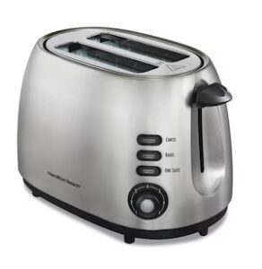 Hamilton Beach 2 Slice Brushed Stainless Steel Toaster Hamilton Beach 2 Slice Brushed Stainless Steel Toaster