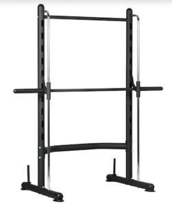 Soozier Adjustable Squat Rack with Pull Up Bar and Barbell Bar Soozier Adjustable Squat Rack with Pull Up Bar and Barbell Bar