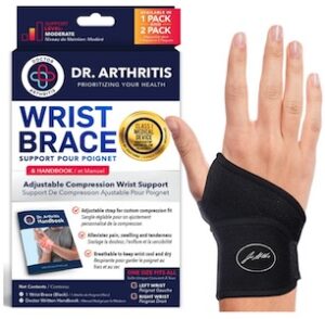 Doctor Developed Premium Copper Lined Wrist Support/Wrist Brace