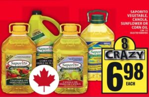 Saporito Canola Oil 3 L