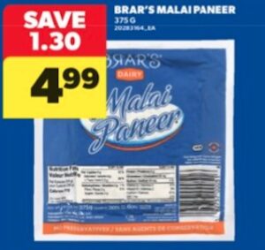 Brar’s Malai Paneer 375 g