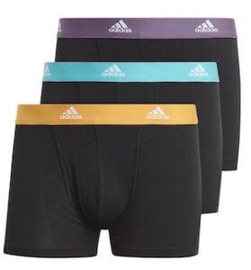 Adidas – Men’s 3 Pack Active Flex Cotton Trunk Briefs