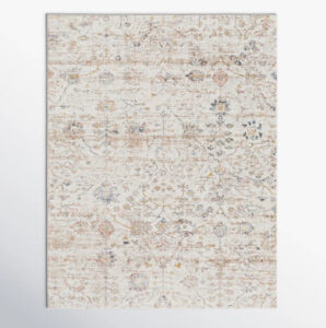 Benfield Beige Machine Washable Area Rug