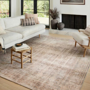 Georgie Oriental Ocean/Sand Area Rug