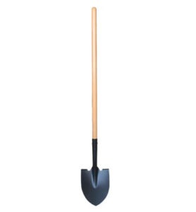 HOME ESSENTIALS 56-1/2″ Round Point Shovel